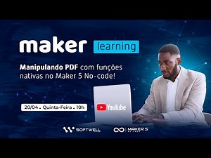 Live Maker Learning \\\\ Manipulando PDF com funções nativas no Maker 5 No-code!