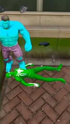 Spiderman vs Hulk Ragdoll Went INSANE 😱 | GTA V Chaos Part 71 #shorts #gaming #gta5 #spiderman #hulk