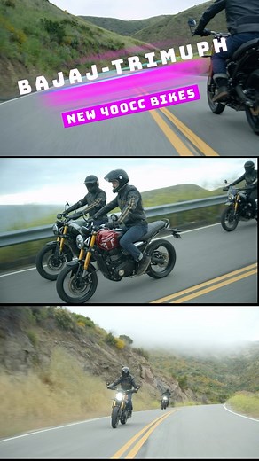 6.5K views · 130 reactions | Wow! Bajaj- Triumph’s new 400cc Neo-Retro motorcycles - Speed 400 and Scrambler 400 X. India launch on July 5th. #bajaj #triumph #triumphmotorcycles #bikes #bikesofinstagram #400cc #icnstudio #indiacarnews #autoyogi | India Car News | Facebook