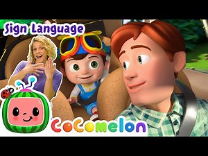Car Ride Song: Are We There Yet? | Cocomelon Nursery Rhymes, Learn ASL & Baby Sign Language for Kids - Videos For Kids