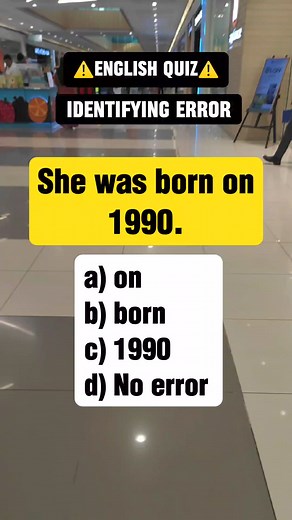Grammar Quiz | Identifying error 🤔 #18 #viralreelsfbpage2024 #englishquiz #civilserviceexam #ENGLISHPHILIPPINES #fypシ゚ #englishquestion #englishword | 𝚀𝚞𝚒𝚣𝚖𝚊𝚗.𝚙𝚑 𝟸.𝟶