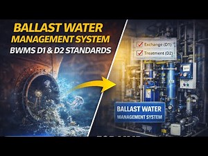 Ballast Water Management System Explained | BWMS D1 & D2 Standards | MMD exam and oral