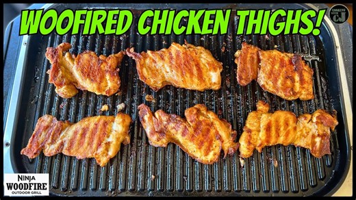 Ninja Woodfire grilled chicken thighs!
