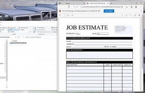 Construction Job Estimate Template - EDITABLE & PRINTABLE Pdf/doc on Iphone/microsoft Edge/google Chrome/microsoft Word/adobe - Etsy
