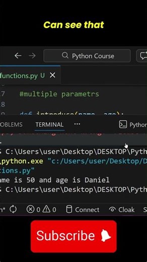Oder of your arguments matter #pythontutorial #coding