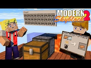 Automatisch Cobblestone & Bronze!- Modern SkyBlock 2 (Expert Mode) - #9 - Minecraft SkyBlock Modpack
