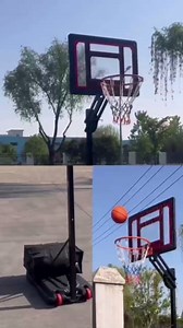 S AFSTAR Basketball Hoop, Max to 8.5 FT, 10 Adjustable Heights, 40" Shatterproof Backboard, 77 LBS Weight Bag Included, Portable Basketball Hoop for Kids, Youths & Adults