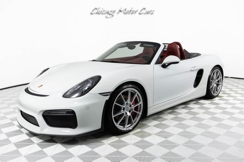 2016 Porsche Boxster Spyder Only 13K Miles Hot Spec Manual Transmission Bose | eBay