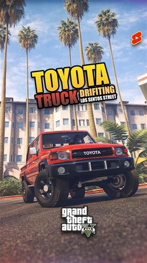 Toyota Truck Drift King in GTA 5 😱🔥 #shorts