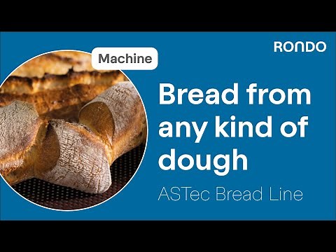 Industrial bread production with RONDObot! | RONDO ASTec Bread Line