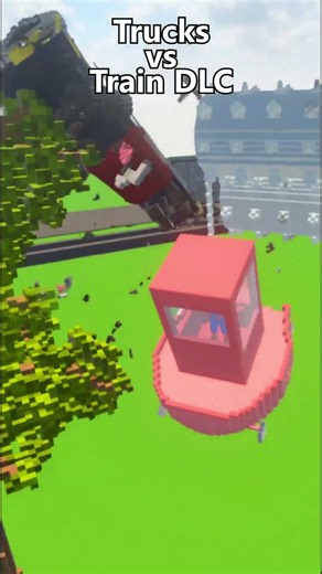 Trucks vs DLC 3 | Teardown Physics #shorts