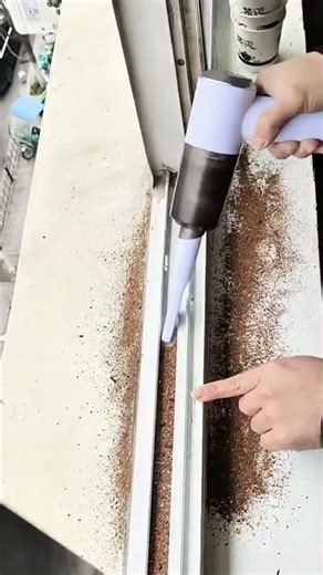 The Best Way to Deep Clean Your Window Tracks Using a Powerful Mini Vacuum Cleaner