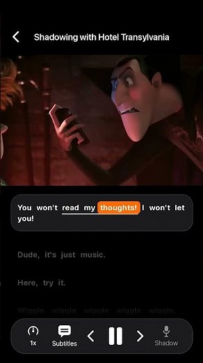 Shadowing with Hotel Transylvania