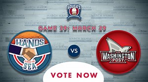"Fidelis Four" Round starts now! Today's match determines which Sousa march will end up in the Championship! Sousa’s #MarchMania/March 29: Hands Across the Sea vs The Washington Post Listen: https://bit.ly/MarchMania2021Playlist Vote: https://survey.alchemer.com/s3/6267323/Sousa-s-March-Mania-Game-29-March-29 | "The President's Own" United States Marine Band