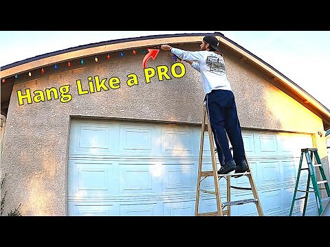 How To Hang Outdoor LED Christmas Lights Like a Pro!