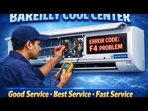 Blue Star inverter AC F4 ￼ Error code problem #bluestarac #f4errorcode #airconditioning