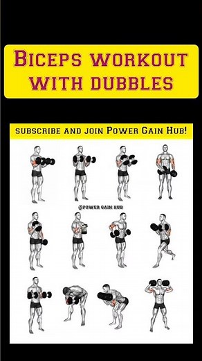 💥 Dumbbell Biceps Workout – Grow Massive Arms at Home!#usa