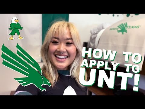 How to apply to UNT!