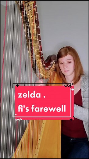 Learning Zelda Skyward Sword Fi's Music on the Harp