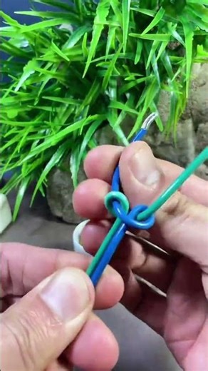 Lamp Holder Wire Knot Connection #shortvideo #knot #wire