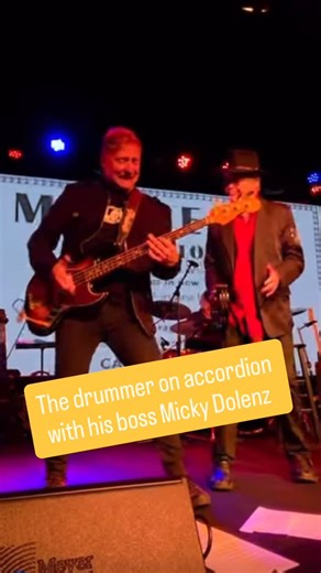 By now you know that our great drummer @dartman1971 has been in The Monkees/Mickey Dolenz for 15 years but did you know he can play the accordion? Yup, filmed by @lynn8685 | THE ZAMBONIS