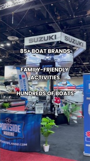 The doors are open for the fall Orlando Boat Show