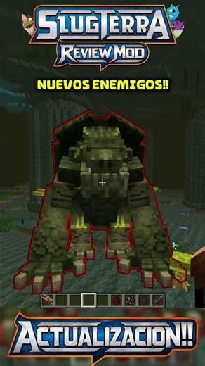 NEW ENEMIES!!! "Legends Of Slugterra" Mod #minecraft #foryou #games #shorts #gaming #slugterra