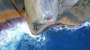 1.1M views · 10K reactions | Craziest Cliff Fishing Location! 直 #extremefishing #clifffishing #fishing #codfish | Gido’s Fishing Adventures | Facebook