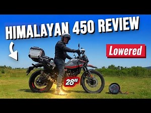 Himalayan 450 Lowered Review – Short Rider 28" Height Test