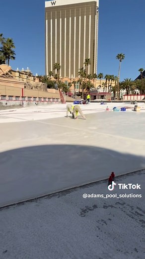 Renovating a Large Commercial Pool in Las Vegas
