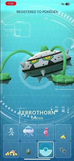 Pokémon Go - Ferroseed #0597 + Ferrothorn #0598