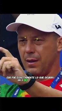 The javelin thrower almost killed the referee.