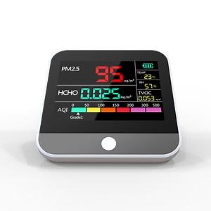 [Hot Item] White ABS Air Detector with LCD Screen and Display