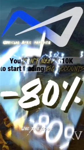 Apex.Discount on Instagram: "⚠️ 80% OFF — Lowest risk to start your funded trading! Funding doesn’t have to break your bank. ✅ 80% OFF active ✅ 1-Day Pass ✅ Lifetime PA Fees starting at $140 ✅ $50 resets ✅ Full payout rules Start trading serious accounts with minimal upfront. ⚠ Offer expires October 16th — lock your funding now! 🔐 Code: ALXNDCRV 🔗 https://f.mtr.cool/kpolowonuq 🔗 Link in bio — apply before pricing changes. #propfirm #apexfunding #traderdiscount #tradinglife #fundedaccount #sca