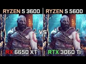RX 6650 XT + Ryzen 5 3600 vs RTX 3060 Ti + Ryzen 5 5600 | Test in 10 Games | 2022