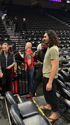 These fans pulled up rocking the Steven Adams look 👀 So much love for the big fella! | Houston Rockets