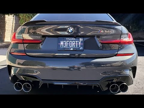 Bmw M340i G20 Stock To Dinan Exhaust upgrade - Insane loud sound