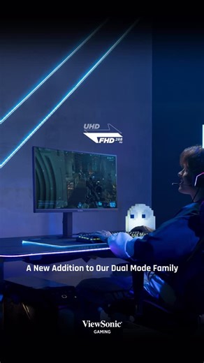 ViewSonic Gaming on Instagram: "Dual mode gaming, now within everyone’s reach. The newest member of our Dual Mode Series is almost here. 👀 Get ready to experience 4K clarity and 288Hz speed all in one monitor! Drop a ⚡ if you’re ready! #ViewSonicGaming #ViewSonic #Gaming #XG2730D4K #XG275D4K #XG275D14K #dualmode #GamingMonitors #PCGaming #UnitedByPlay"