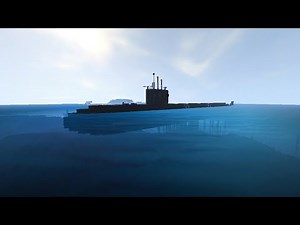 MINECRAFT: Submarine with interior design (USS LOS ANGELES)DESIGNED BY ESG PRODUCTION