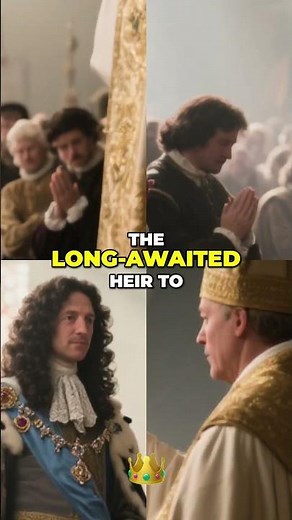 Louis XIV: The Baby King Born to Rule France! #shorts