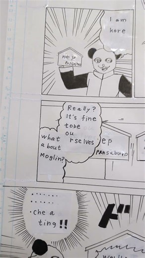 1ページ漫画 第110話のセリフを英語にしてみた！