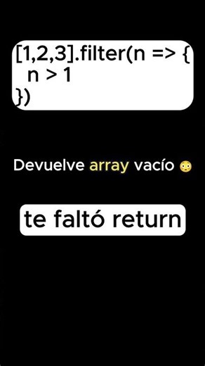 Tu filter NO está funcionando 😨