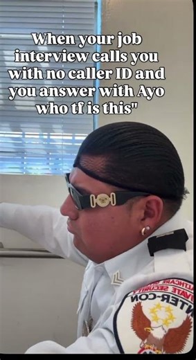 When your job interview calls you with no caller ID & you answer with Ayo who tf is this" #afambobie