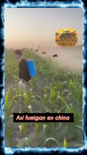 Un método tan simple como efectivo: así fumigan los campos en China con una máquina ligera, rápida y sorprendentemente eficiente. 🌾✨ ¿Listo para ver cómo funciona? #China #agriculture #seguidores #reelschallenge | Maquinaria Agricola