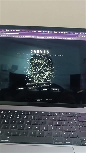 I build the UI of AI Assistant #jarvisai #viral #youtubeshorts