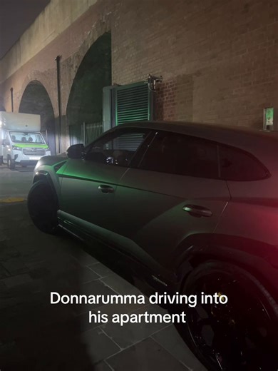 Donnarumma Drives Into Apartment Without Stopping