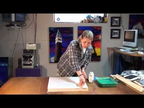 Creative Ramblings #5: How to do a direct transfer with Golden matte medium