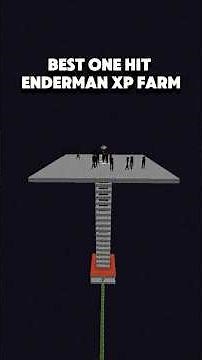 Best One Hit Enderman Xp Farm In Minecraft! #minecraft #survival #minecraftfarm