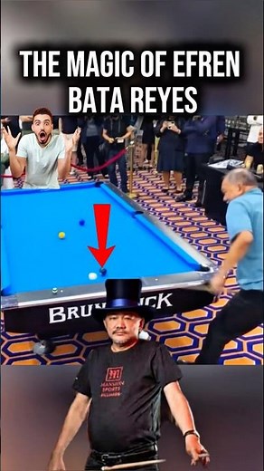 This Efren Reyes Shot Shocked Everyone | Pure Pool Magic #pool #billiard #8ballpool