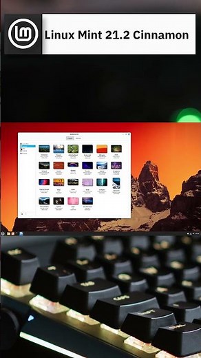 Linux Mint 21.2 "Victoria" Cinnamon Overview #shorts